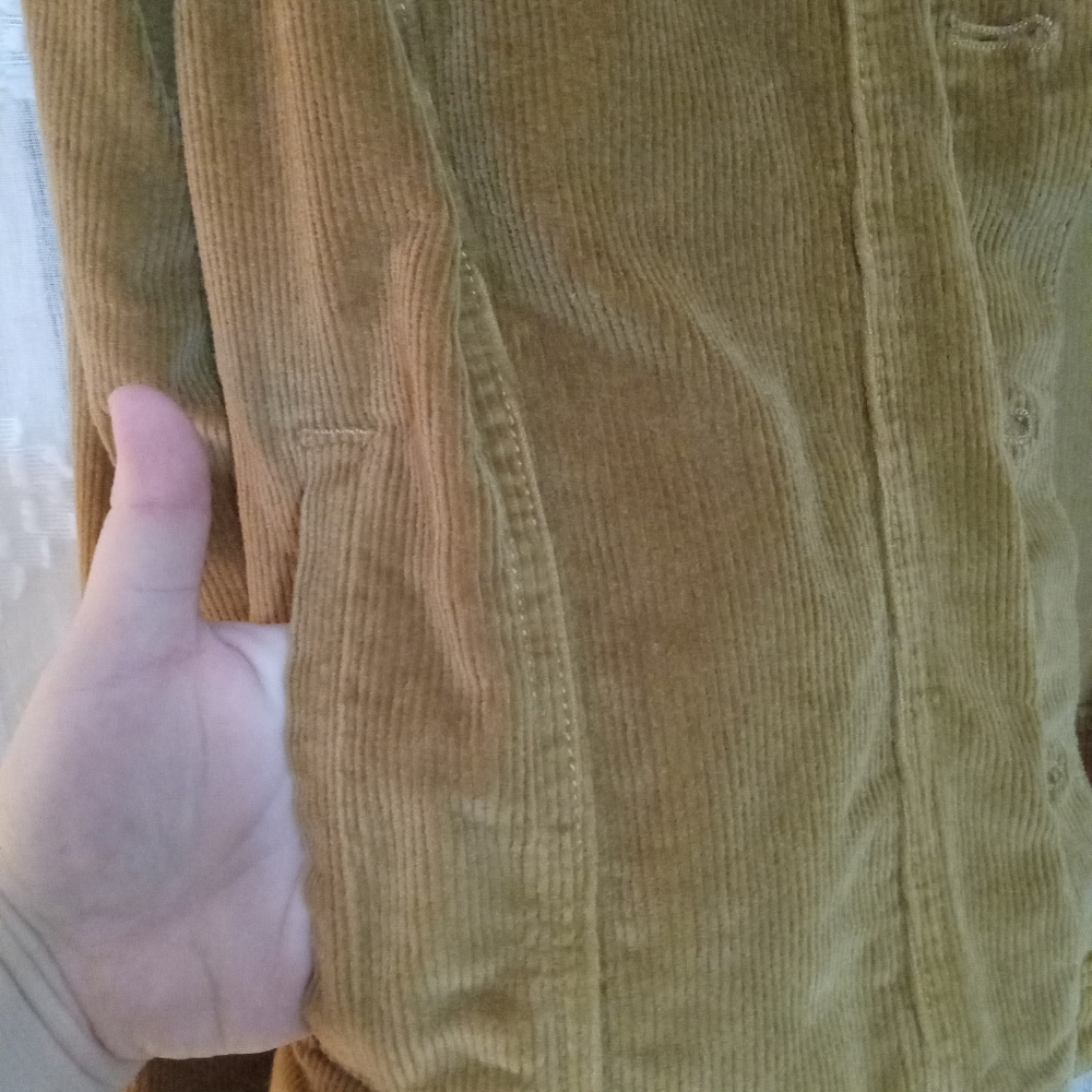 Cute Brown Coudoury Crop Jacket Blazer (Time & Tru) - Picture 5 of 7